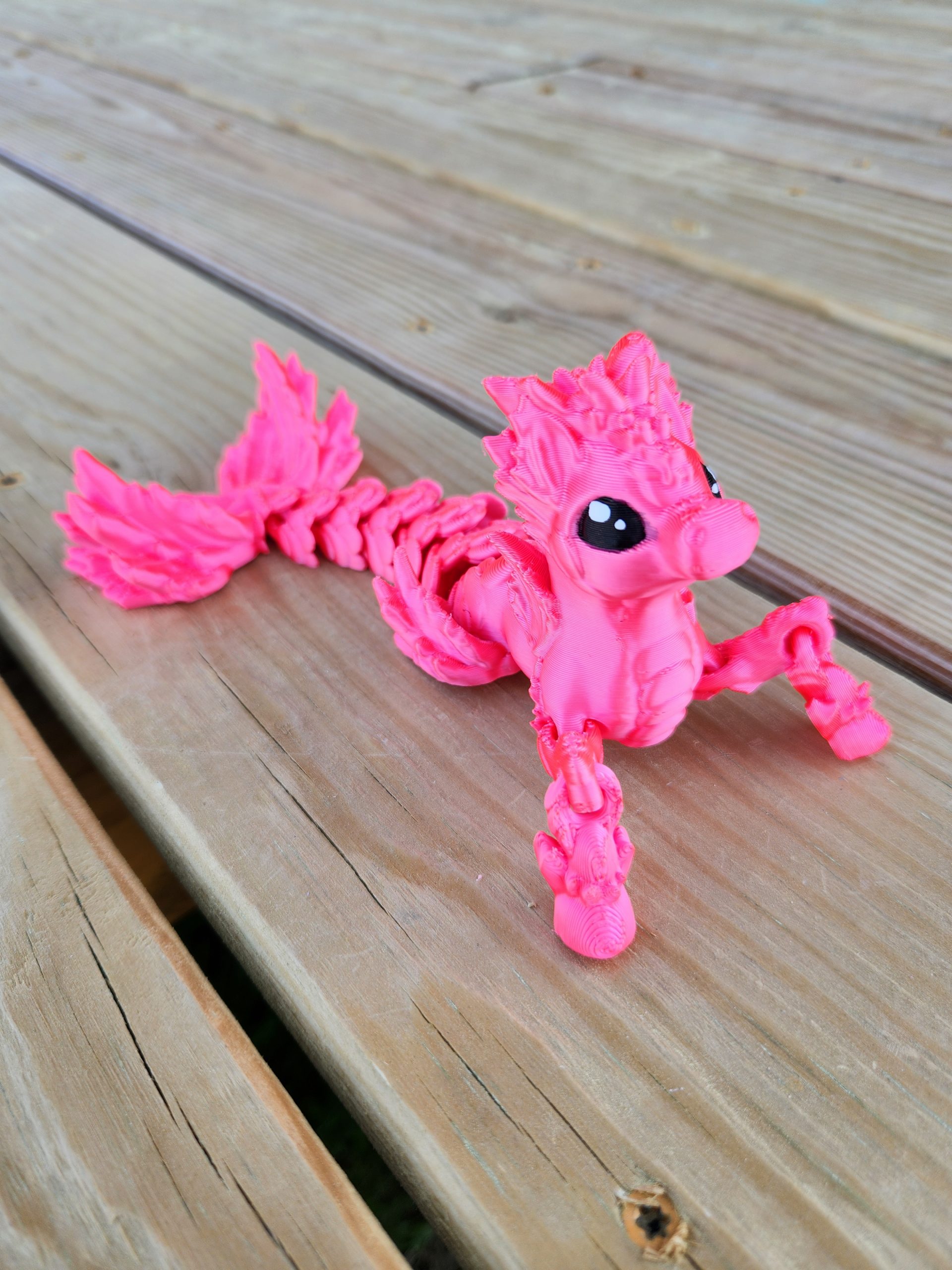 Hippocampus Silk Rose Pink