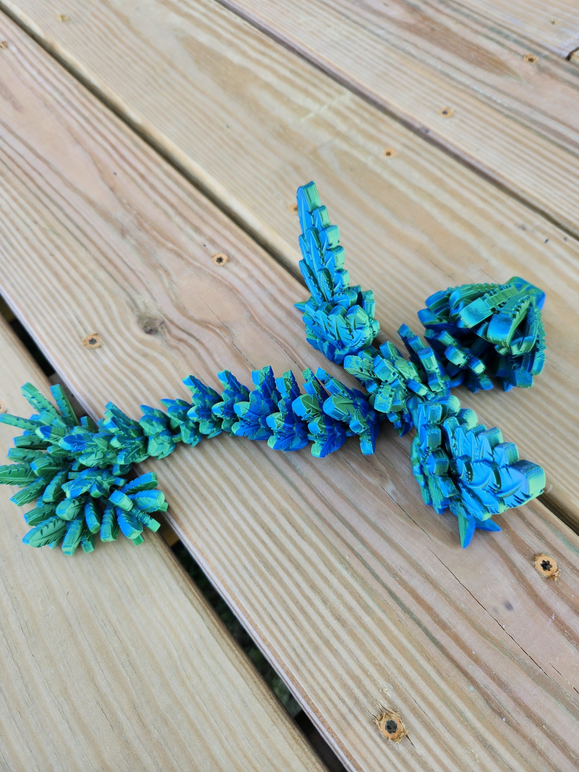 Baby Flying Serpent Blue Green 2