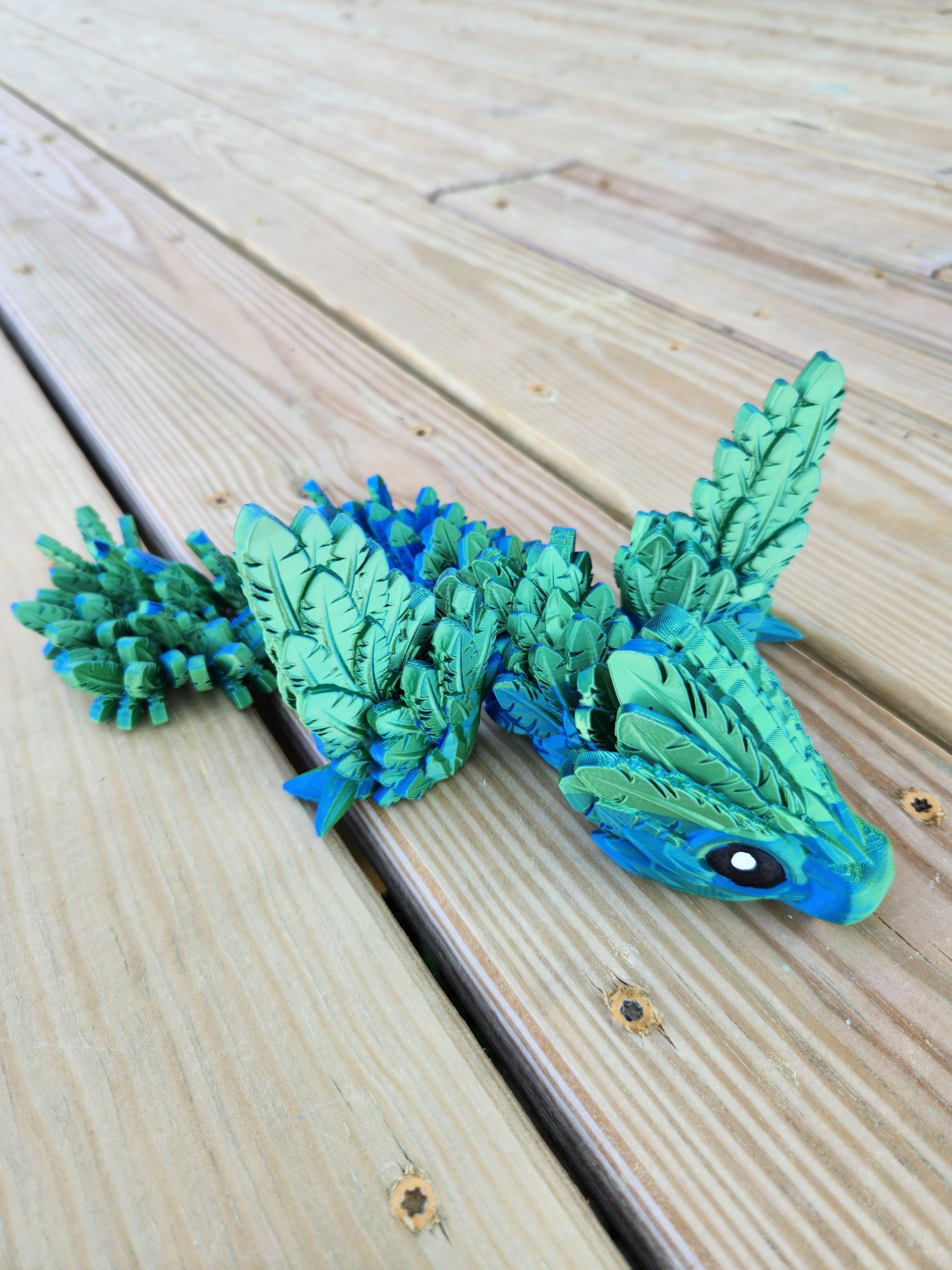 Baby Flying Serpent Blue Green