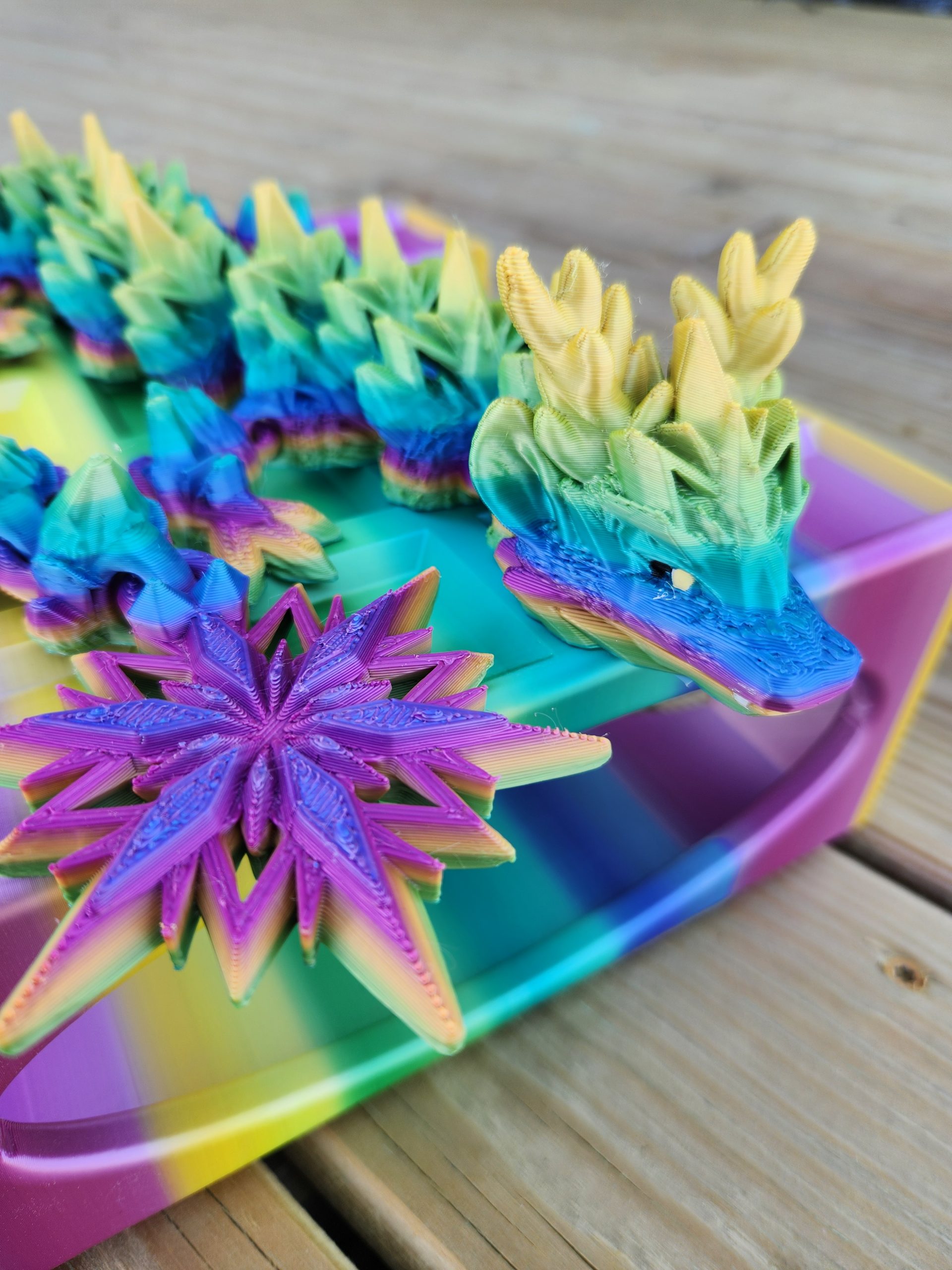 Winter Short No Wings Shiny Rainbow Up Close