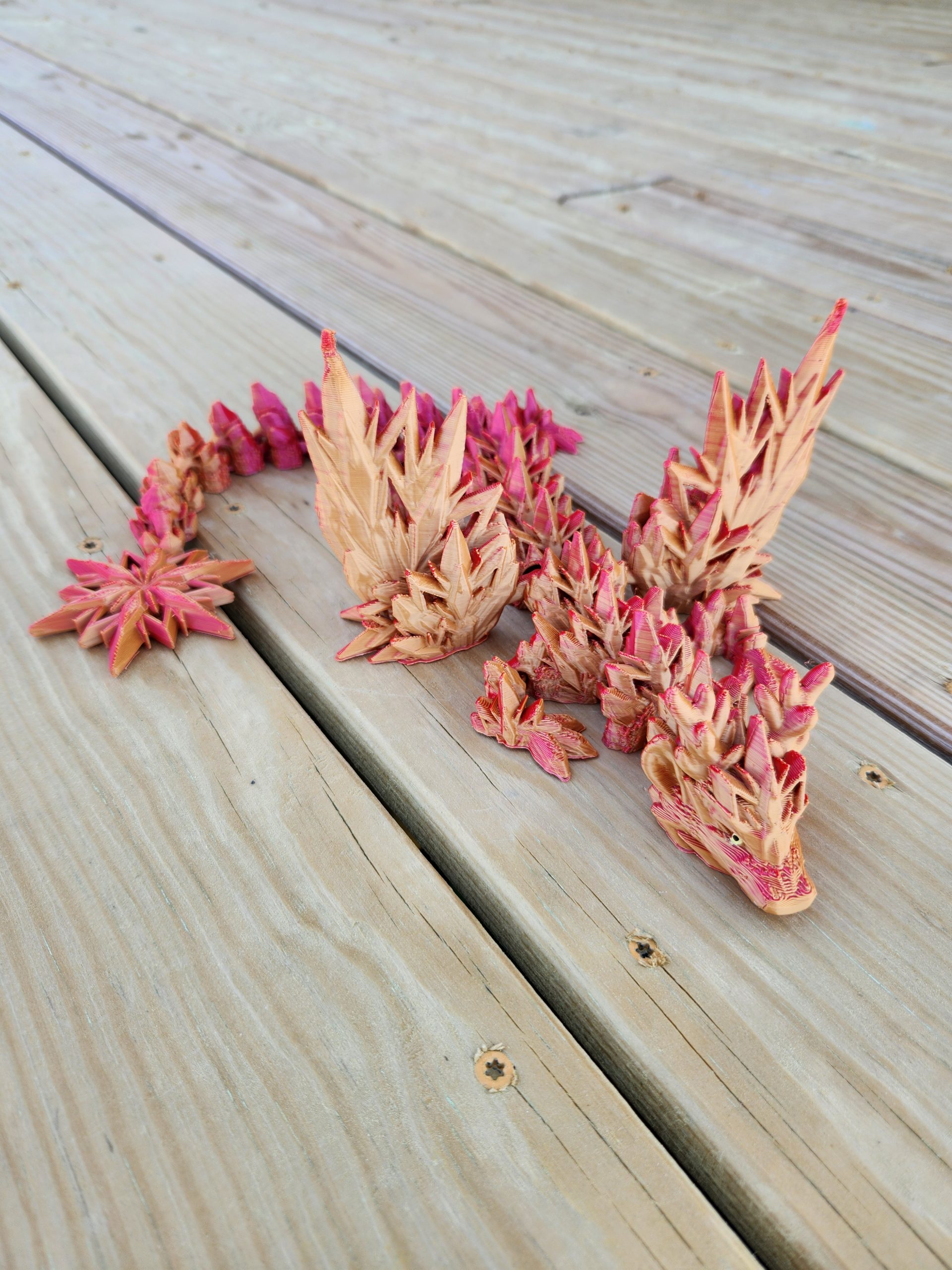 Winter Short w Wings Gilded Rose